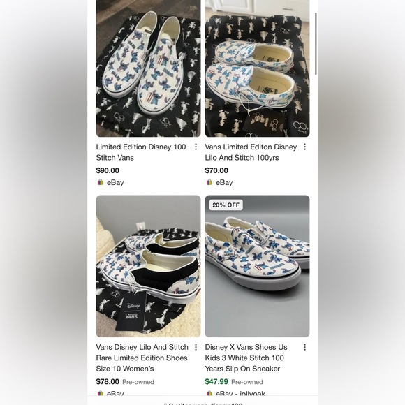 Disney Stitch Vans 13k - Picture 5 of 5